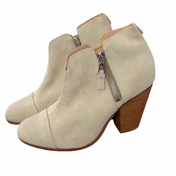 NWOB Rag & Bone Margot Ankle Boots Heels Suede 40 - Picture 1 of 15